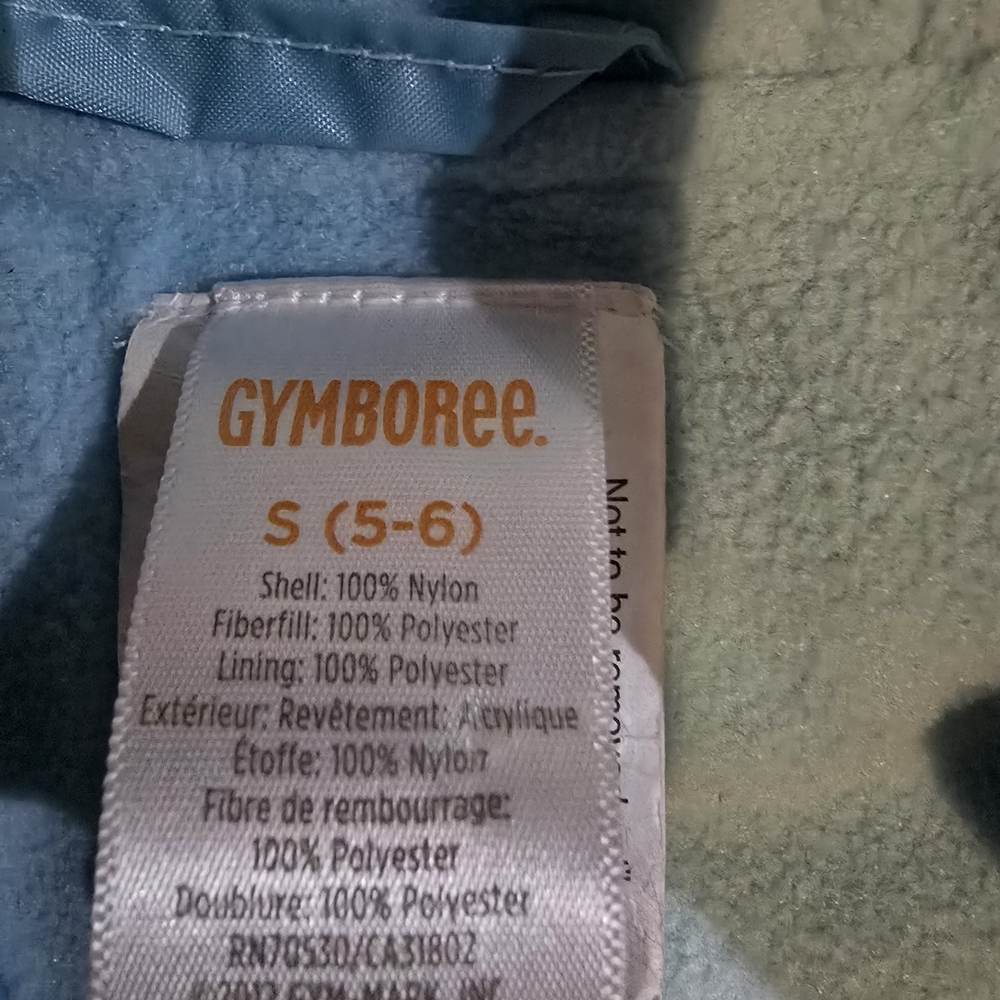 Gymboree Teal Puffer Hooded Vest With Bow Sinched Waist Clean Winter Wear - Picture 5 of 5